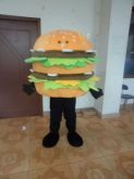 Personagem Vivo Mascote Fantasia HAMBURGUER