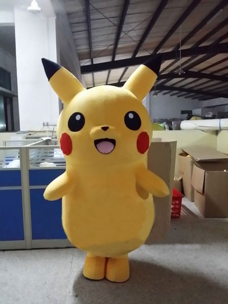 Fantasia Mascote Personagem Vivo Pikachu Pokemon - ALUGUEL