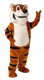 Tigre Mascote fantasia Personagem Vivo Adulto Luxo