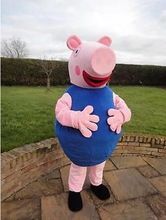 FANTASIA REALISTA FESTA INFANTIL- PERSONAGEM VIVO MASCOTE GEORGE PEPPA PIG TRADICIONAL