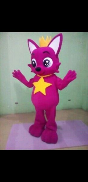 Personagem Vivo Mascote Fantasia Pinkfong Pink Fong Baby Shark