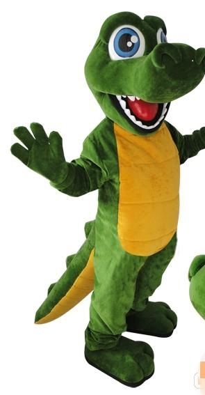 Personagem Vivo Mascote Fantasia Dinossauro