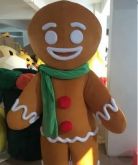 Personagem Vivo Mascote Fantasia Biscoito Festa