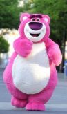 FANTASIA REALISTA PERSONAGEM VIVO - MASCOTE FESTA URSO LOTSO - TOY STORY 3